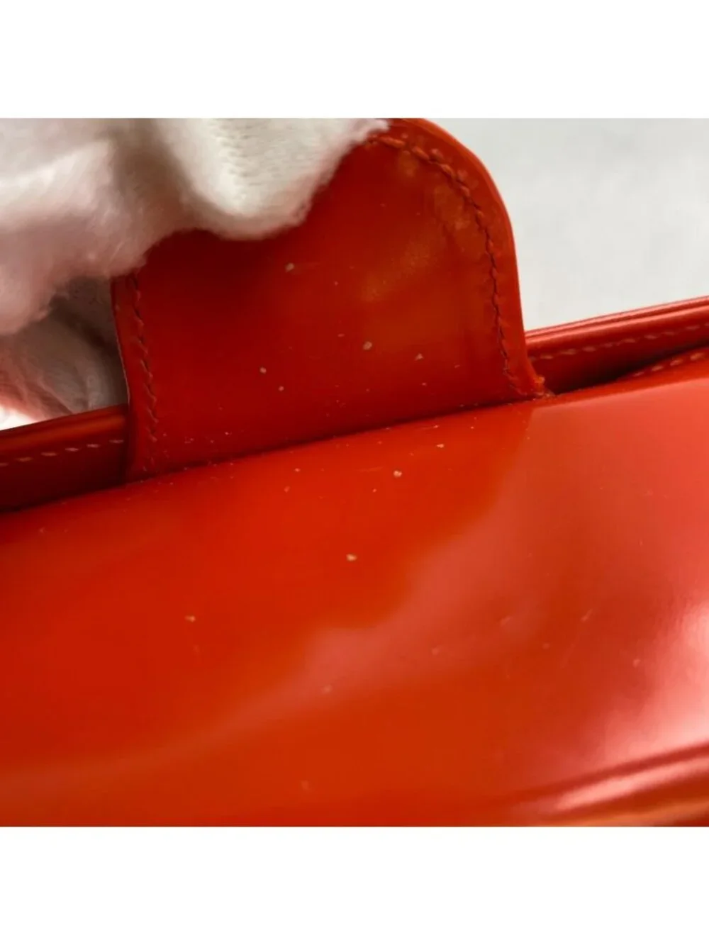Gucci Shoulder Bag Enamel Orange GG Party - Picture 15 of 15